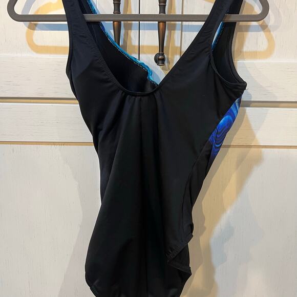 Miraclesuit Blue Pointe It's A Wrap One-Piece Swimsuit L38717 Size 6T - Picture 5 of 10